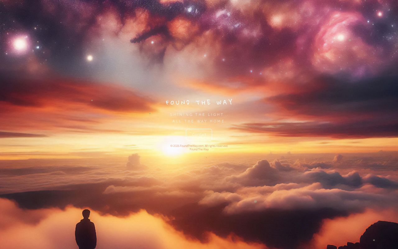Found The Way - The Only Site For True Guidance website preview